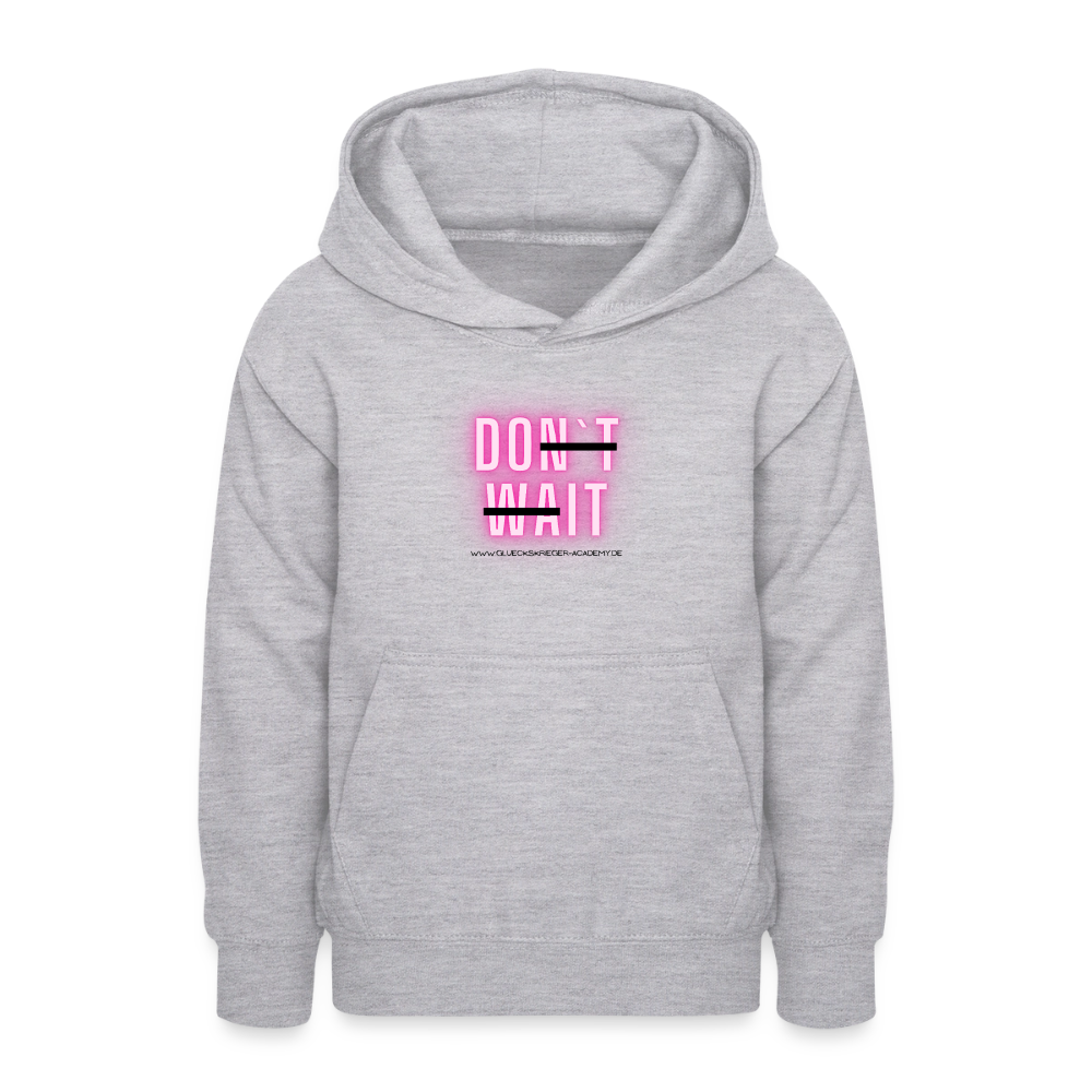 Glückskrieger Hoodie  für Teens– Do it - light heather grey
