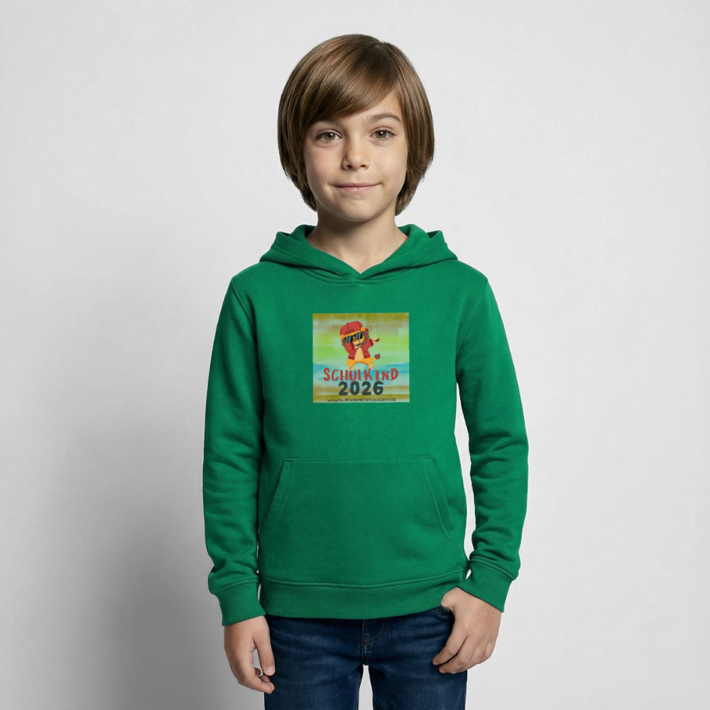 Glückskrieger Hoodie – Schulkind 2026 - kelly green