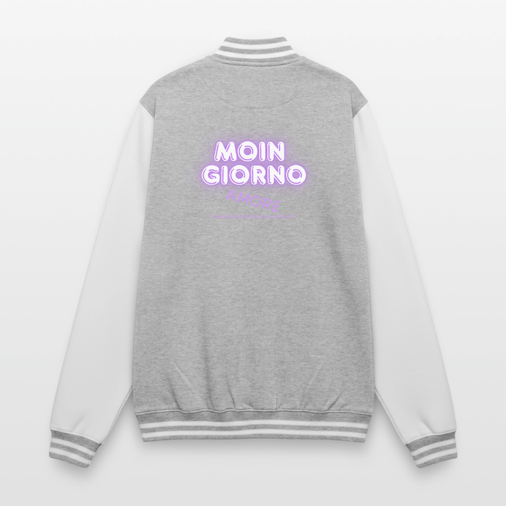 College Jacke –Moin - heather grey/white
