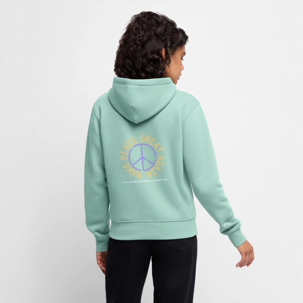 Damen Hoodies – Peace - mint 