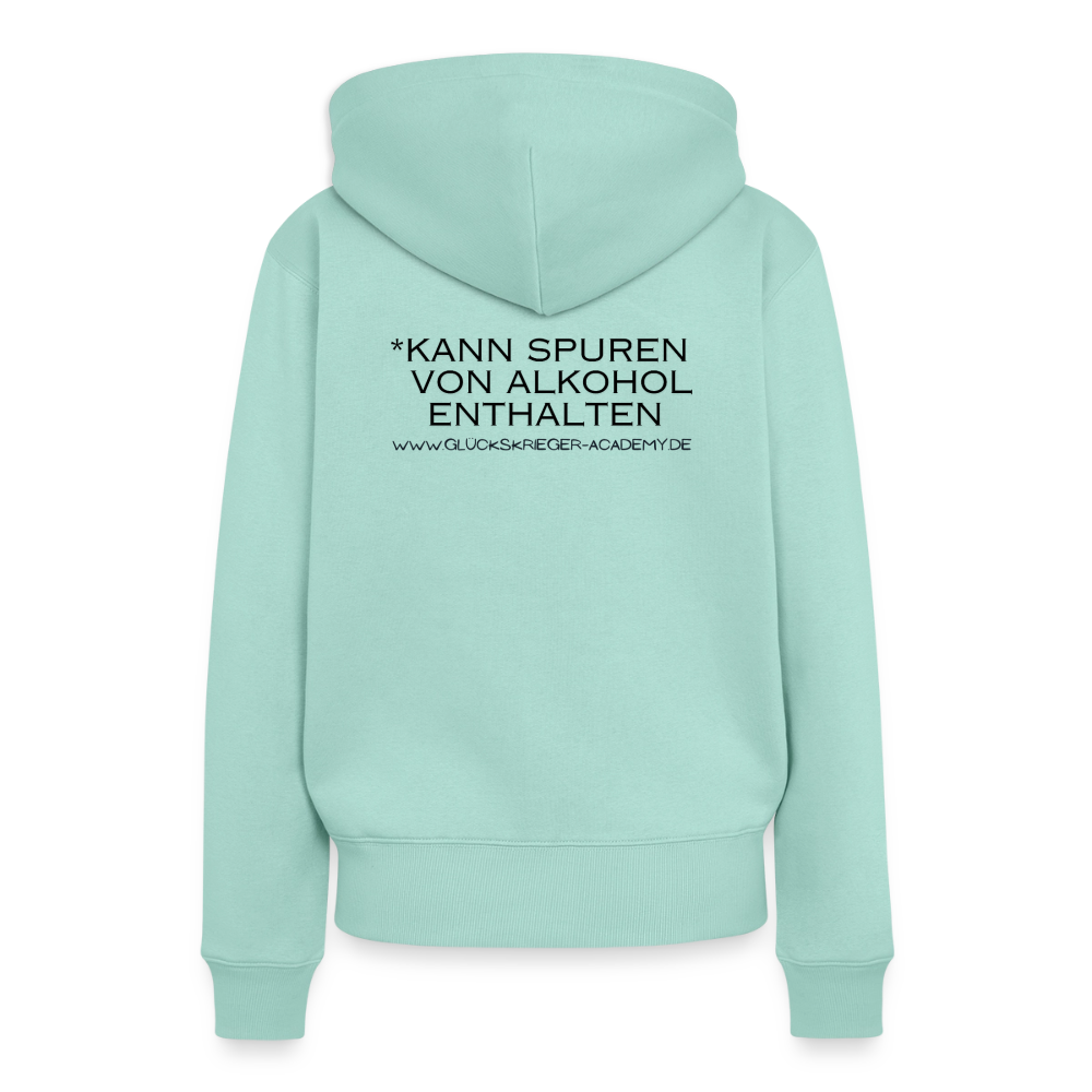 Damen Hoodies – Spuren - mint 