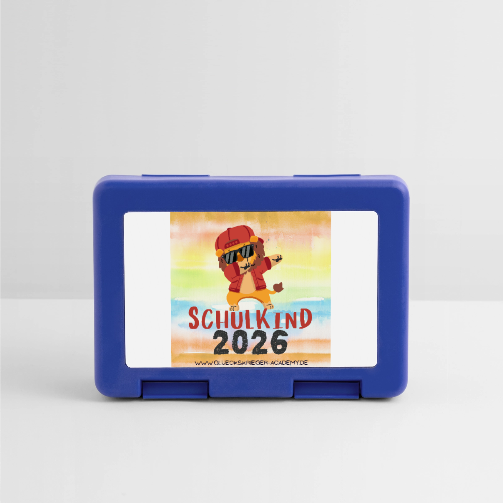 Kinder Lunchbox – Schulkind 2026 - royal blue