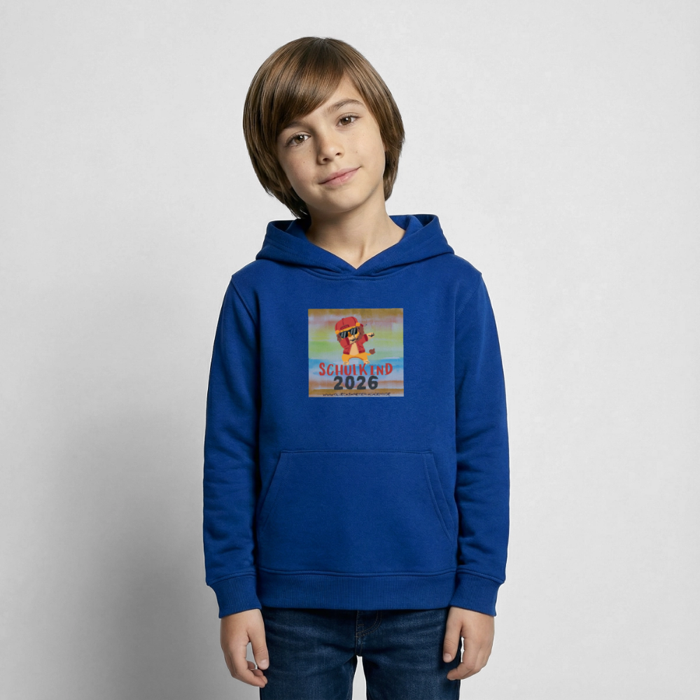 Glückskrieger Hoodie – Schulkind 2026 - bright royal