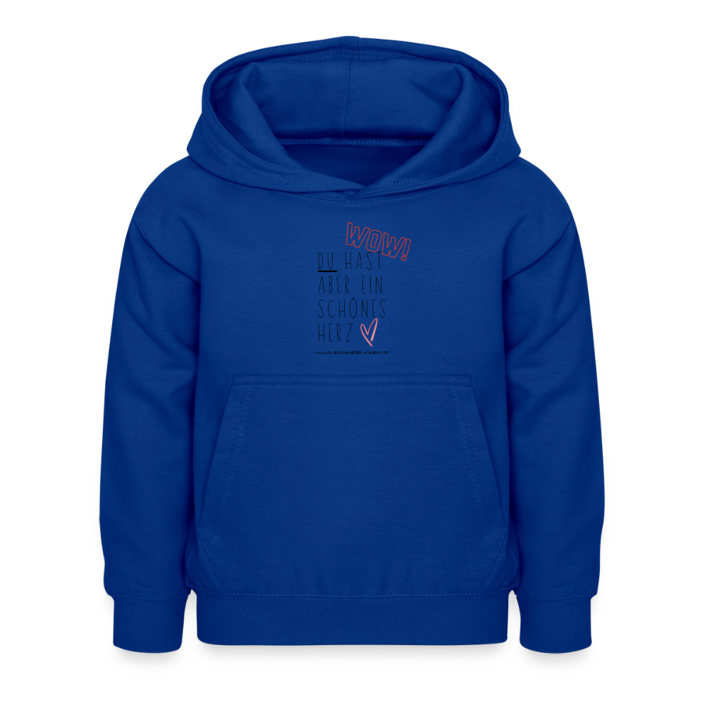Glückskrieger Hoodie – Herz - bright royal