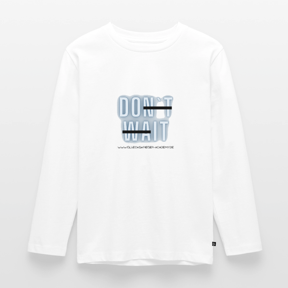 Langarmshirt für kleine Glückskrieger-Do it - white