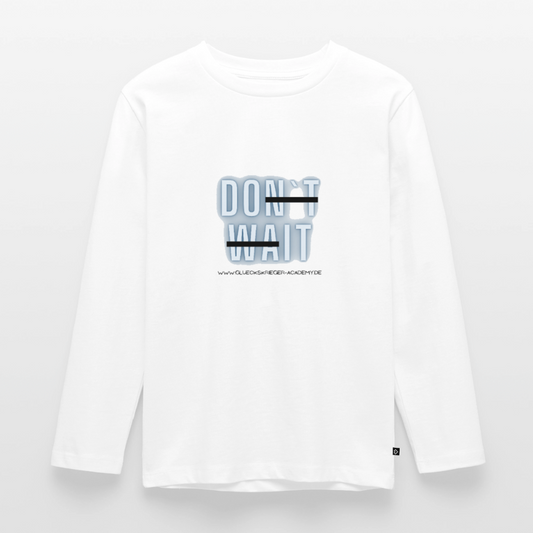 Langarmshirt für kleine Glückskrieger-Do it - white