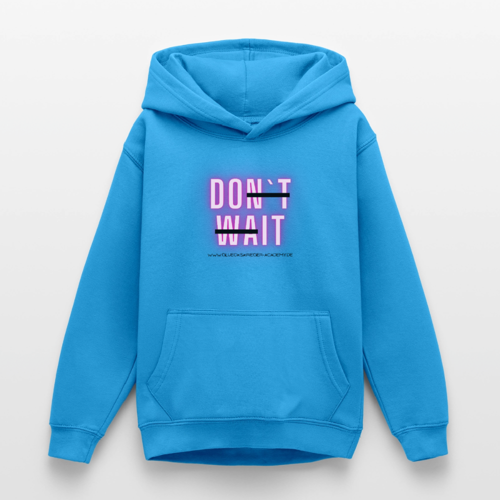 Glückskrieger Hoodie  für Teens– Do it - sea blue