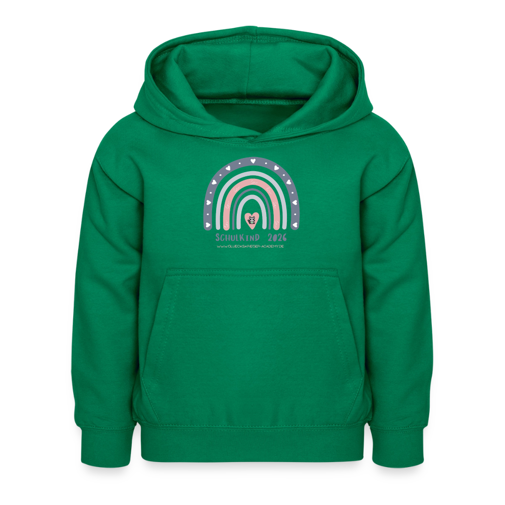 Glückskrieger Hoodie – Schulkind 2026 - kelly green