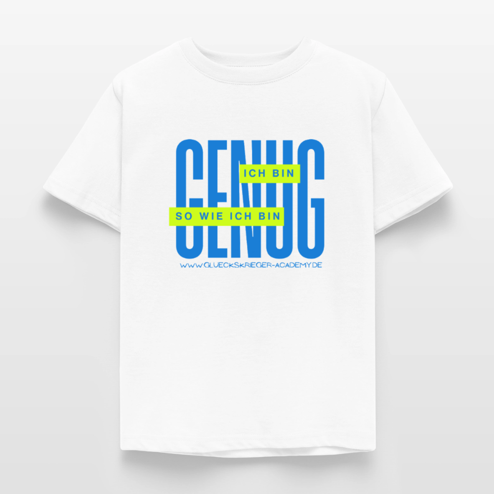 Kinder Shirt - Definition Glückskrieger - white