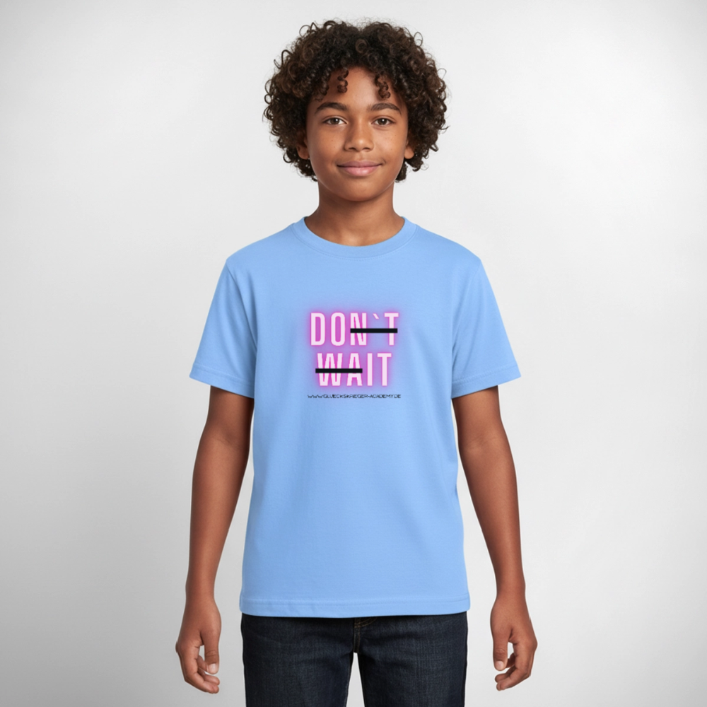 T-Shirt für Teens- Herz - sky blue