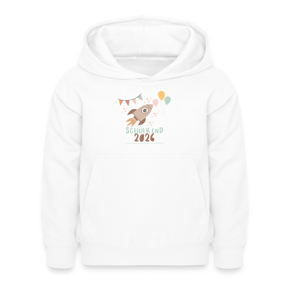 Glückskrieger Hoodie – Schulkind 2026 - white