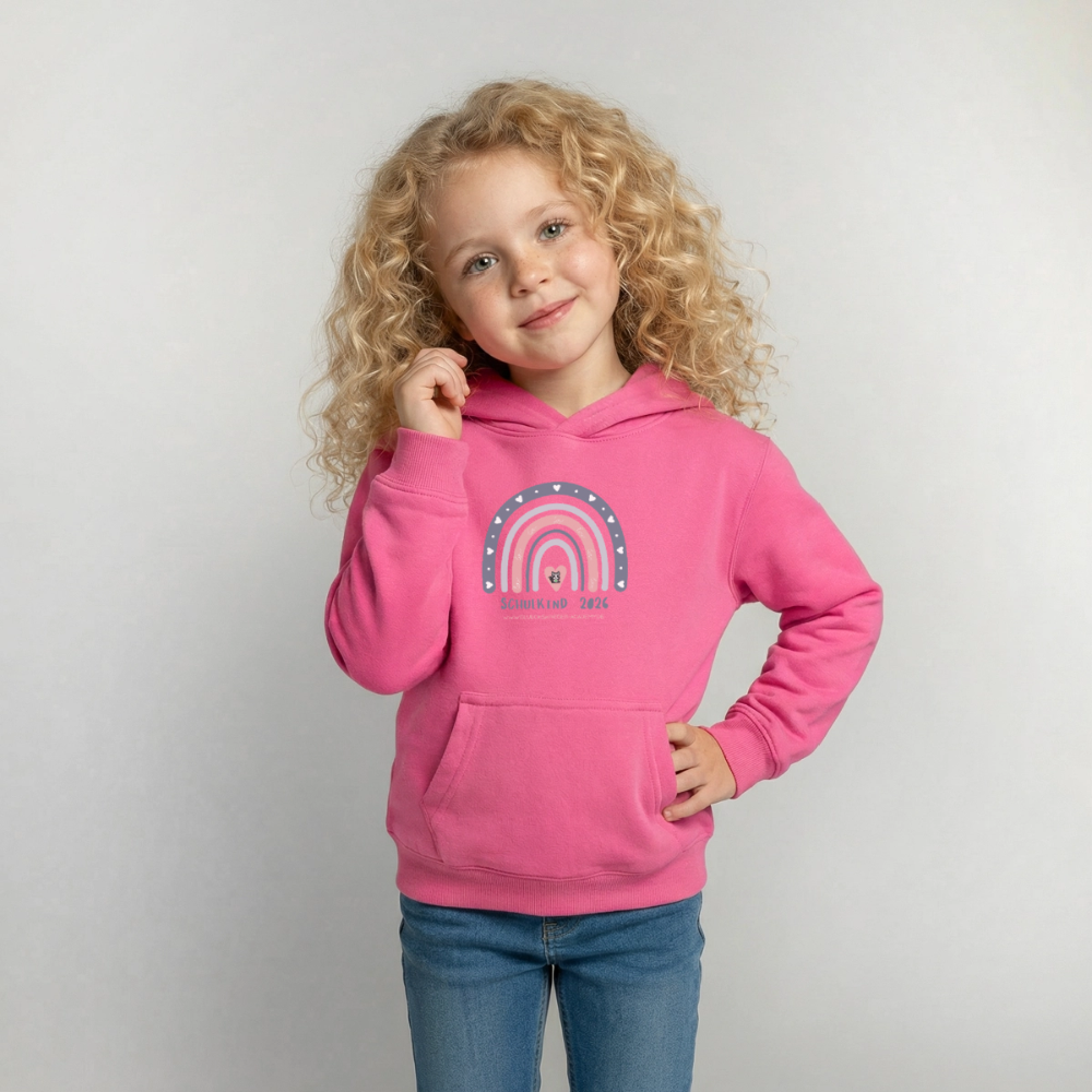 Glückskrieger Hoodie – Schulkind 2026 - pink