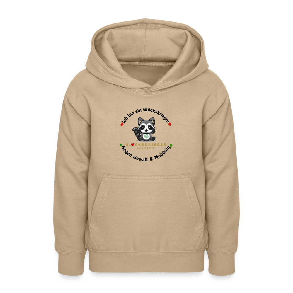 Teen Glückskrieger Hoodie – Wärme & Stärke für jeden Tag - sand