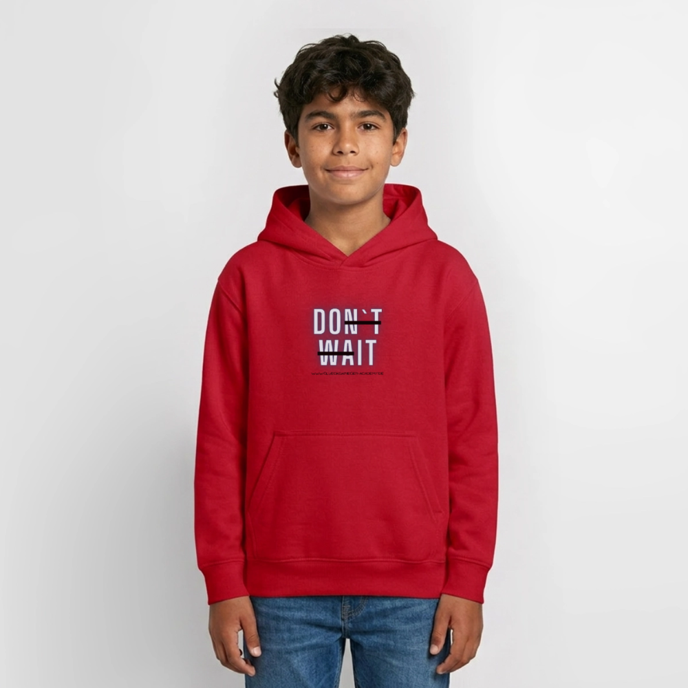 Glückskrieger Hoodie  für Teens– Do it - red