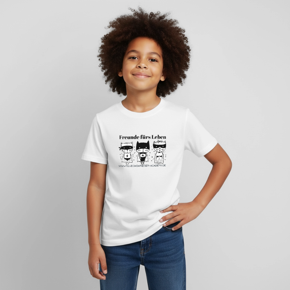 Kinder Shirt - Freunde fürs Leben - white
