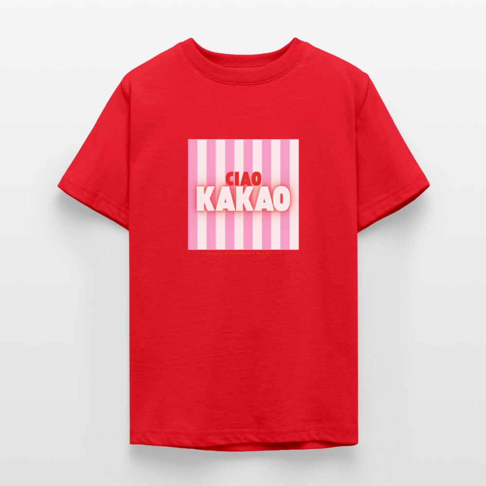 T-Shirt für Teens- Ciao Kakao - red