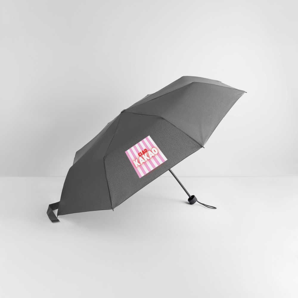 Glückskrieger Regenschirm – Stark durch jedes Wetter - grey
