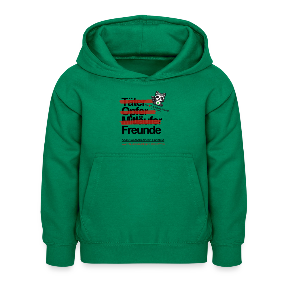 Glückskrieger Hoodie – Freunde - kelly green