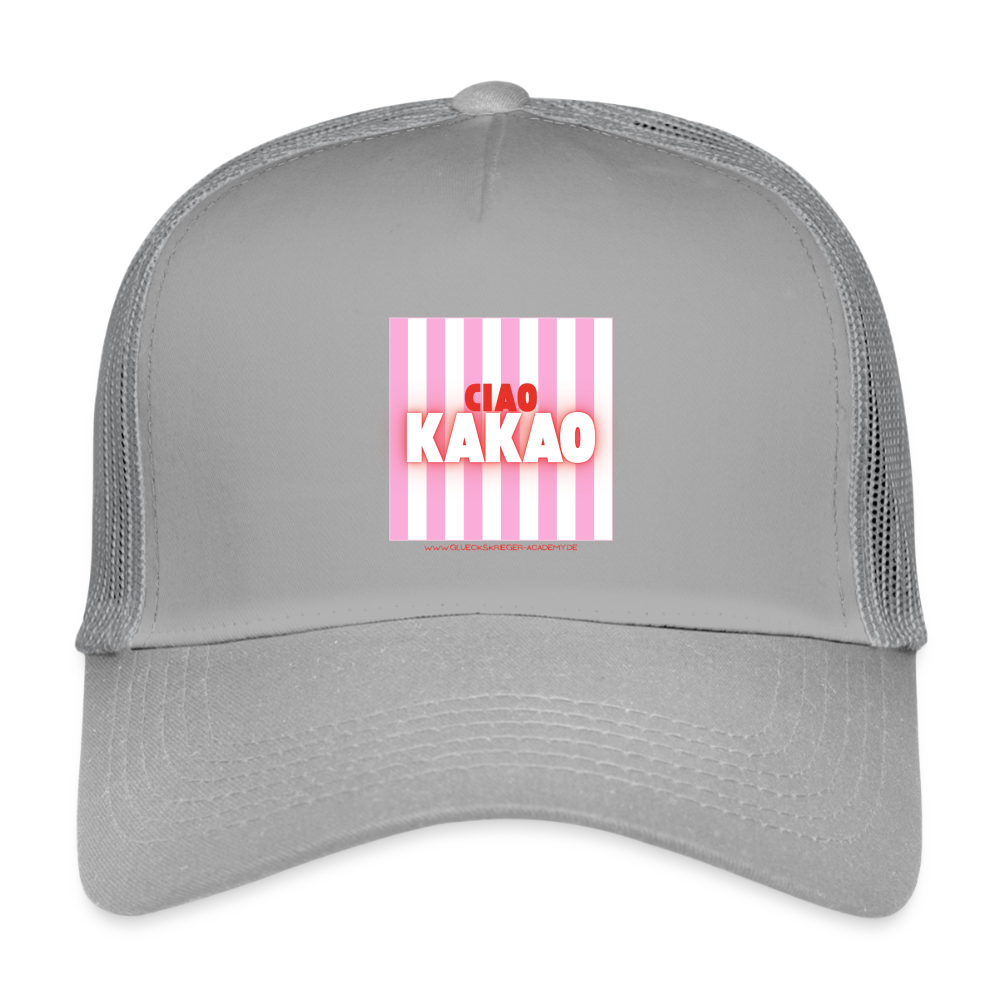 Kids’ Trucker Cap-Ciao - light grey