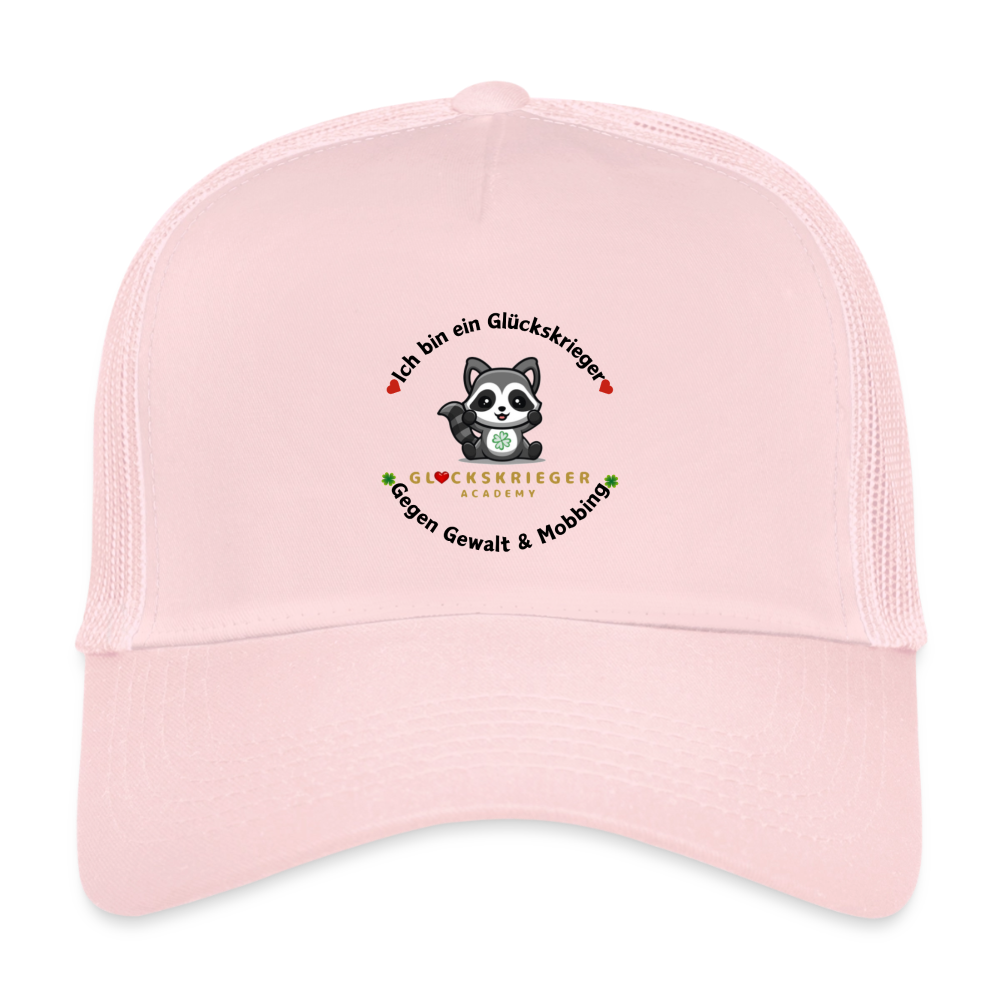Glückskrieger Trucker Cap für Kinder – Mut & Stärke - pale pink