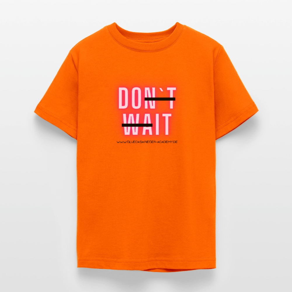 T-Shirt für Teens- Herz - orange