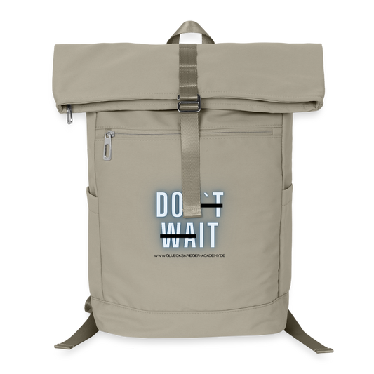 Glückskrieger Premium Rucksack-Do it - sand beige