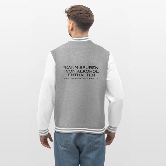 College Jacke – * - heather grey/white