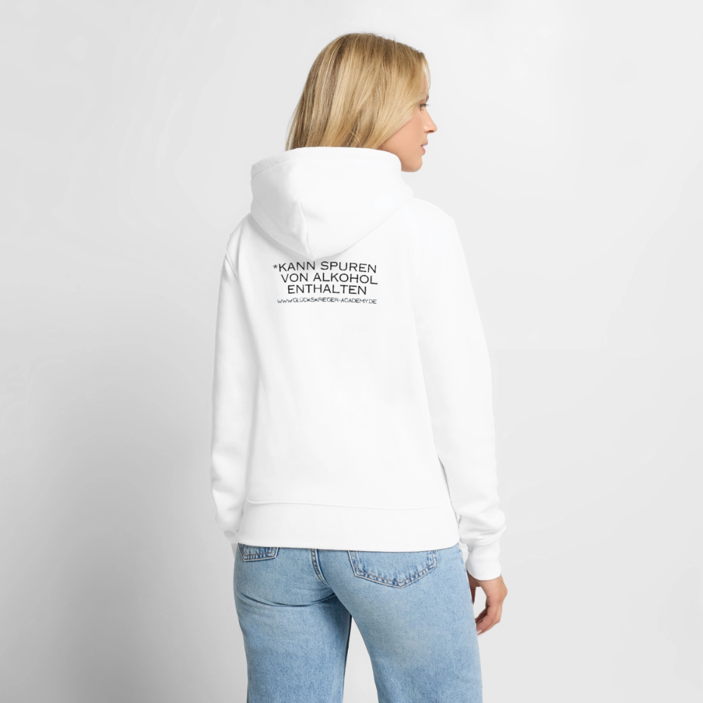Damen Hoodies – Spuren - white