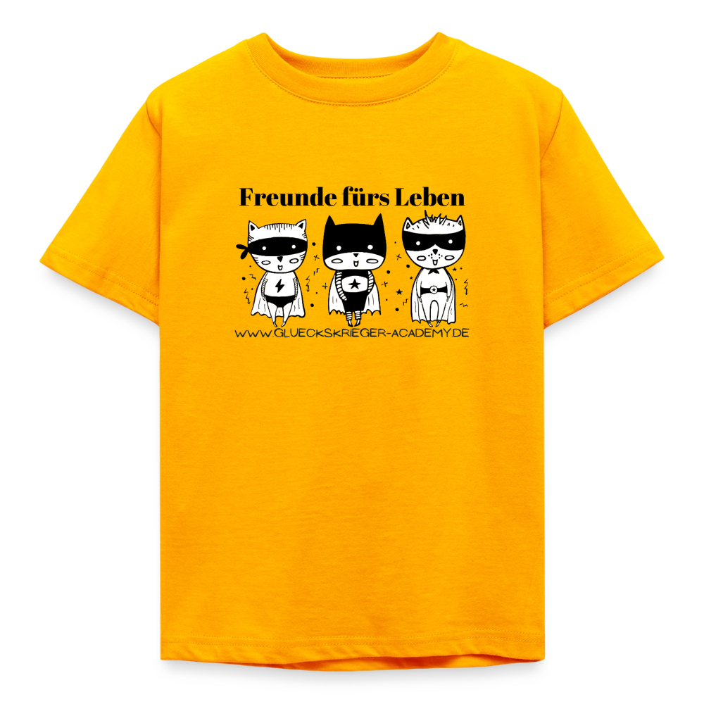 Kinder Shirt - Freunde fürs Leben - gold