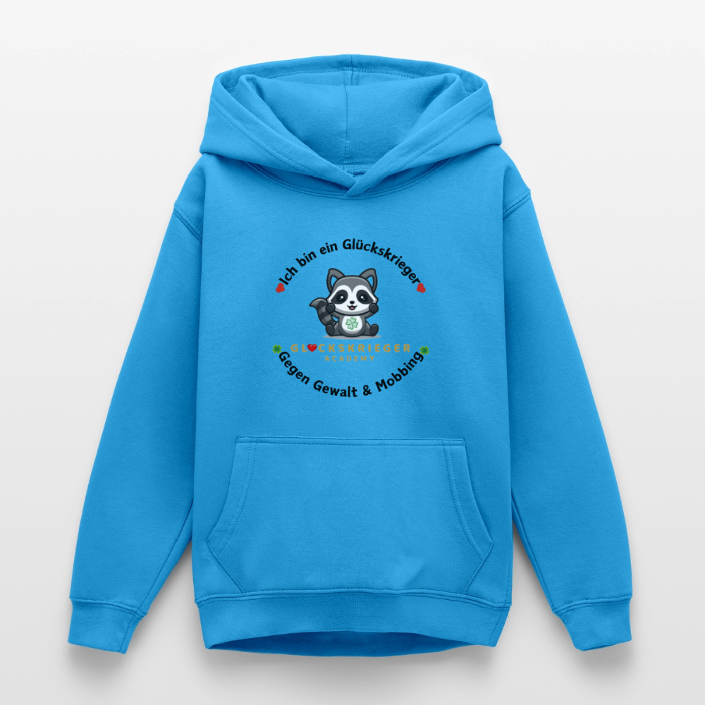 Teen Glückskrieger Hoodie – Wärme & Stärke für jeden Tag - sea blue