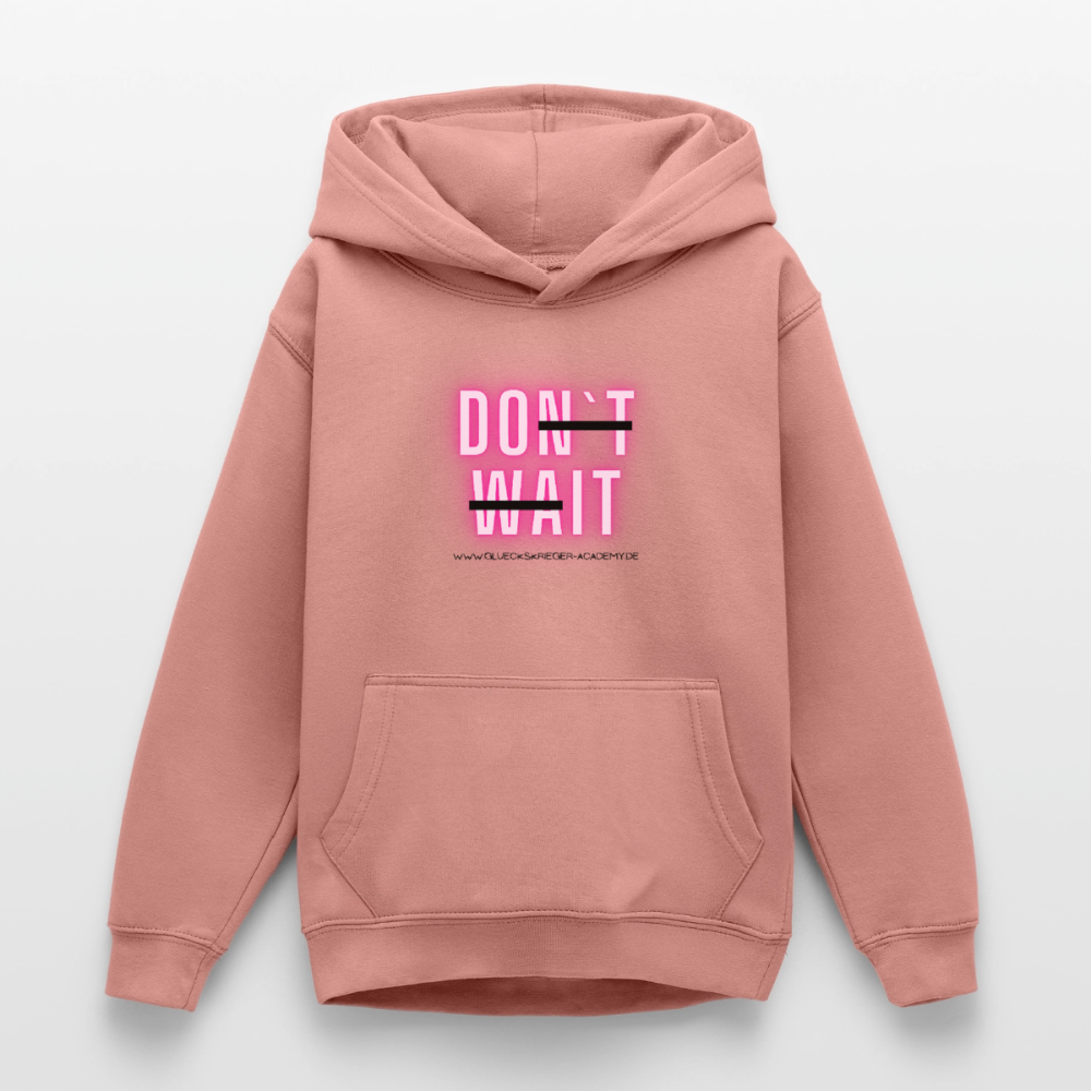 Glückskrieger Hoodie  für Teens– Do it - dusky rose