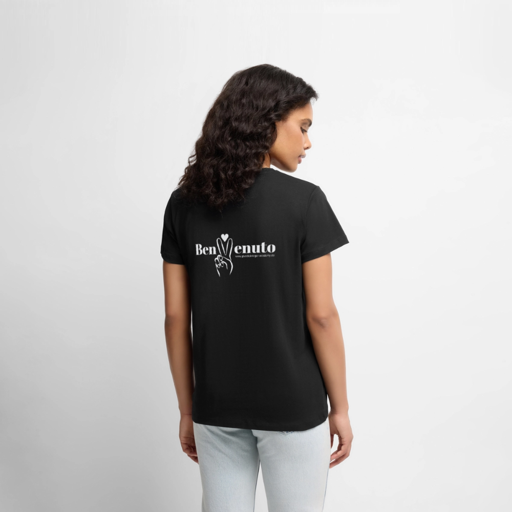 Damen Shirt 2- Benvenuto - black