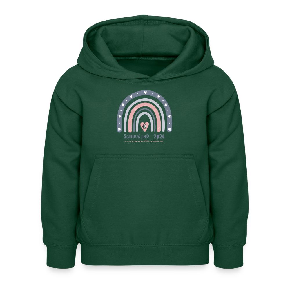 Glückskrieger Hoodie – Schulkind 2026 - bottle green