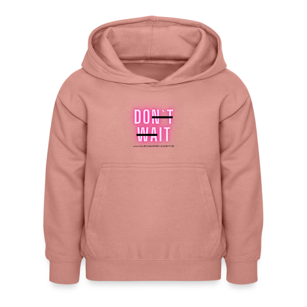 Glückskrieger Hoodie – Do it - dusky rose