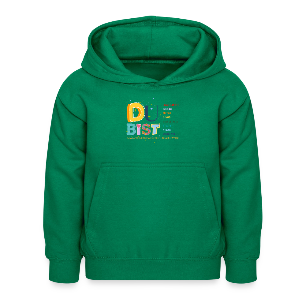 Glückskrieger Hoodie – Du bist... - kelly green