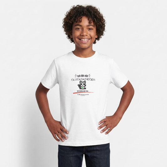 Glückskrieger T-Shirt für Teens – Stark für mich & andere - white