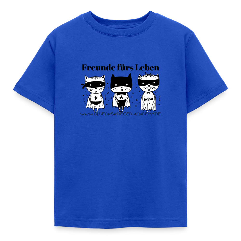 Kinder Shirt - Freunde fürs Leben - royal blue