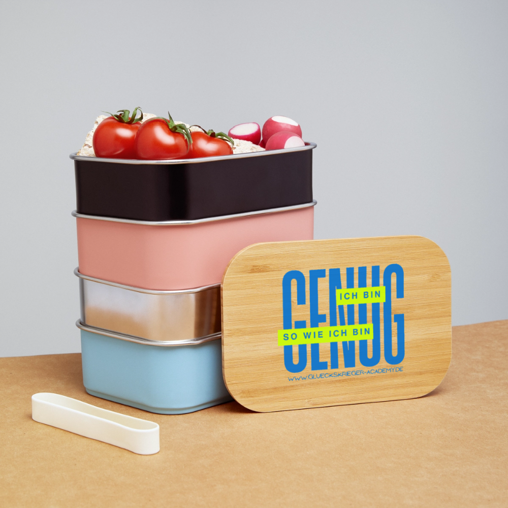 Kinder Lunchbox – Genug - silver
