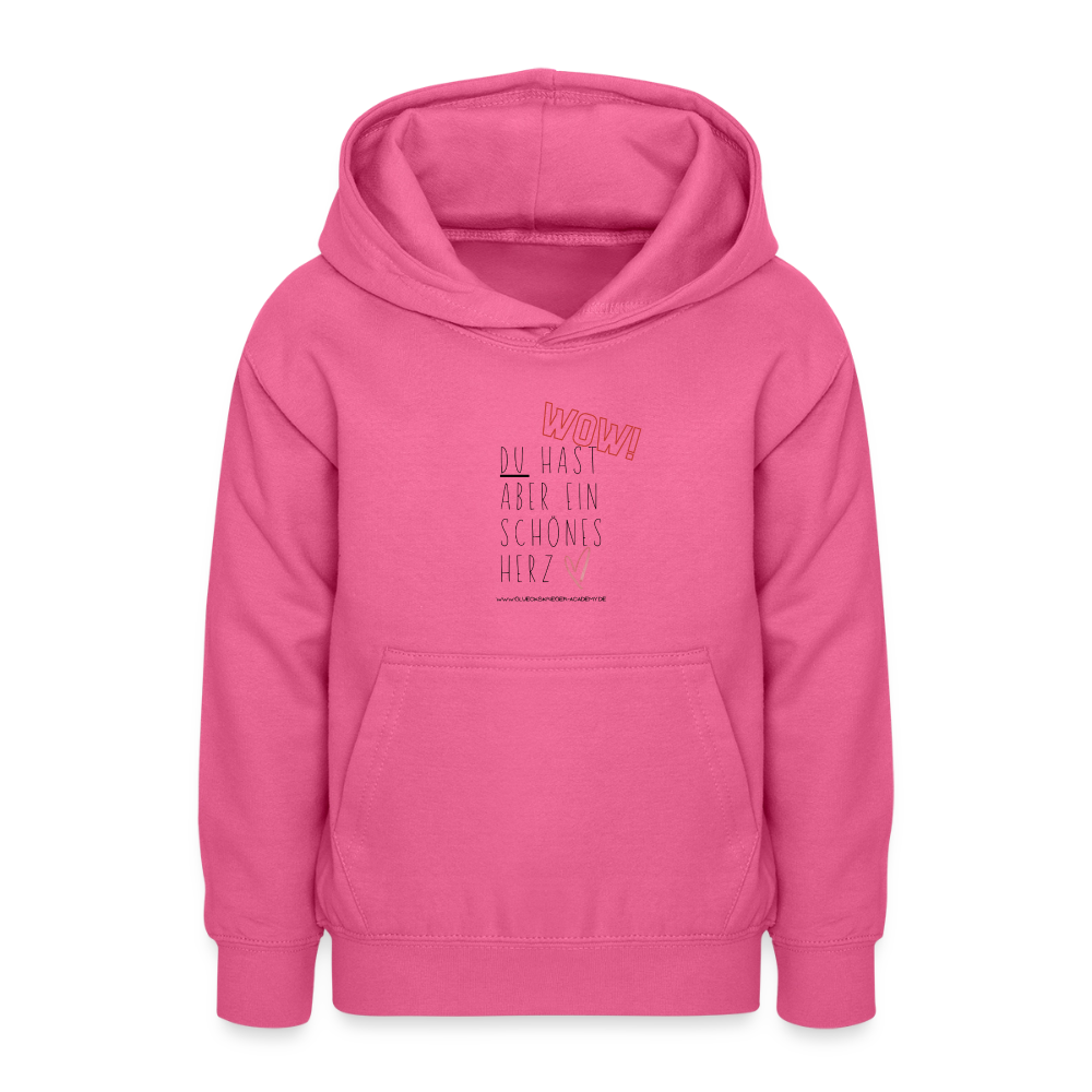 Glückskrieger Hoodie  für Teens– Herz - pink