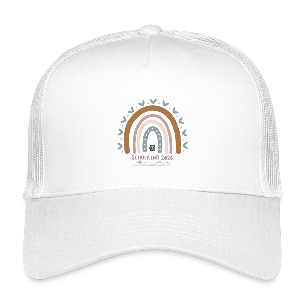 Kids’ Trucker Cap - white