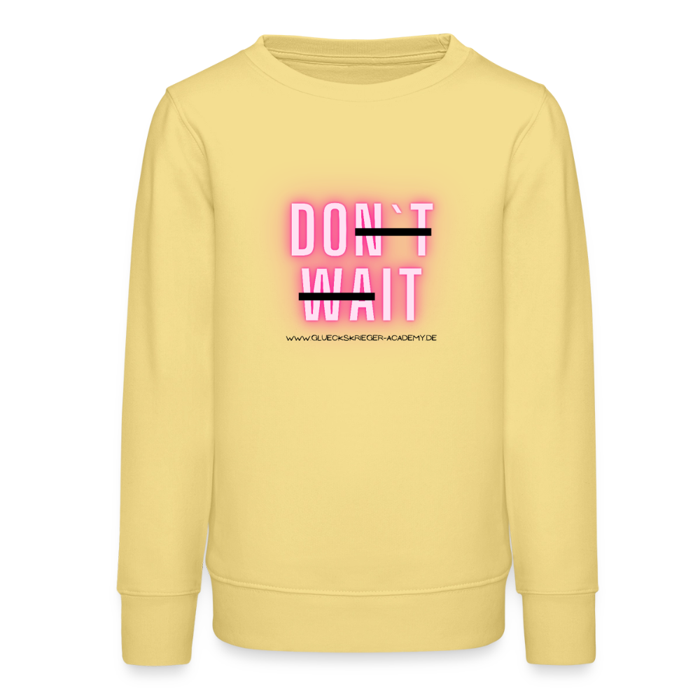 Glückskrieger Teens Pullover – Do it - viva yellow 