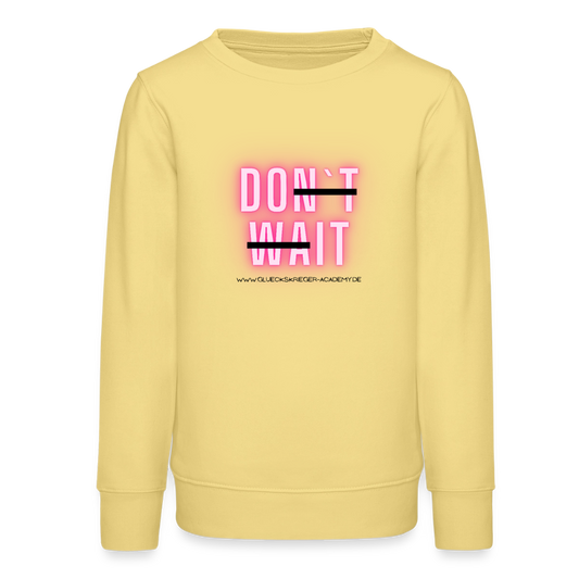 Glückskrieger Teens Pullover – Do it - viva yellow 