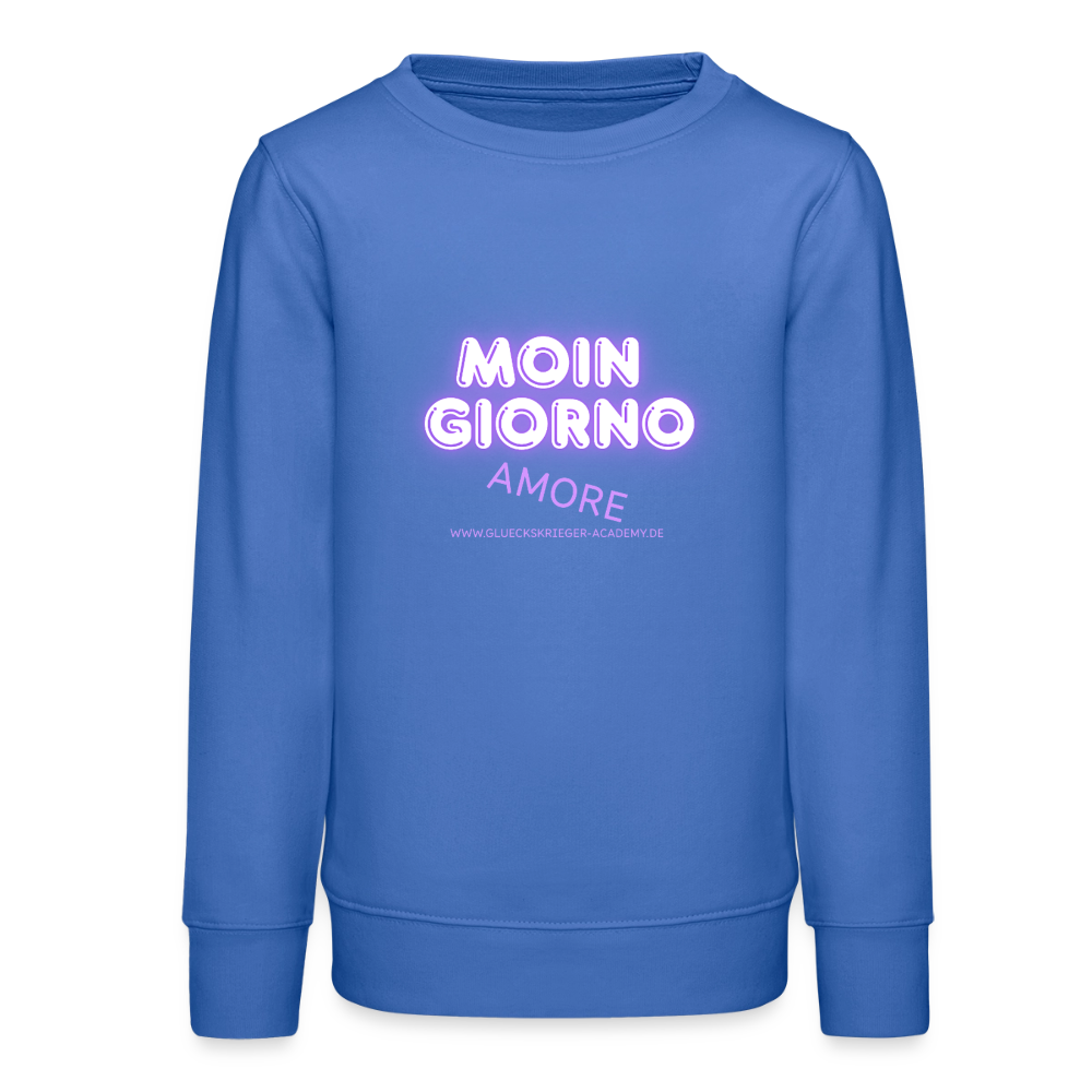 Glückskrieger Teens Pullover – Moin - carolina blue