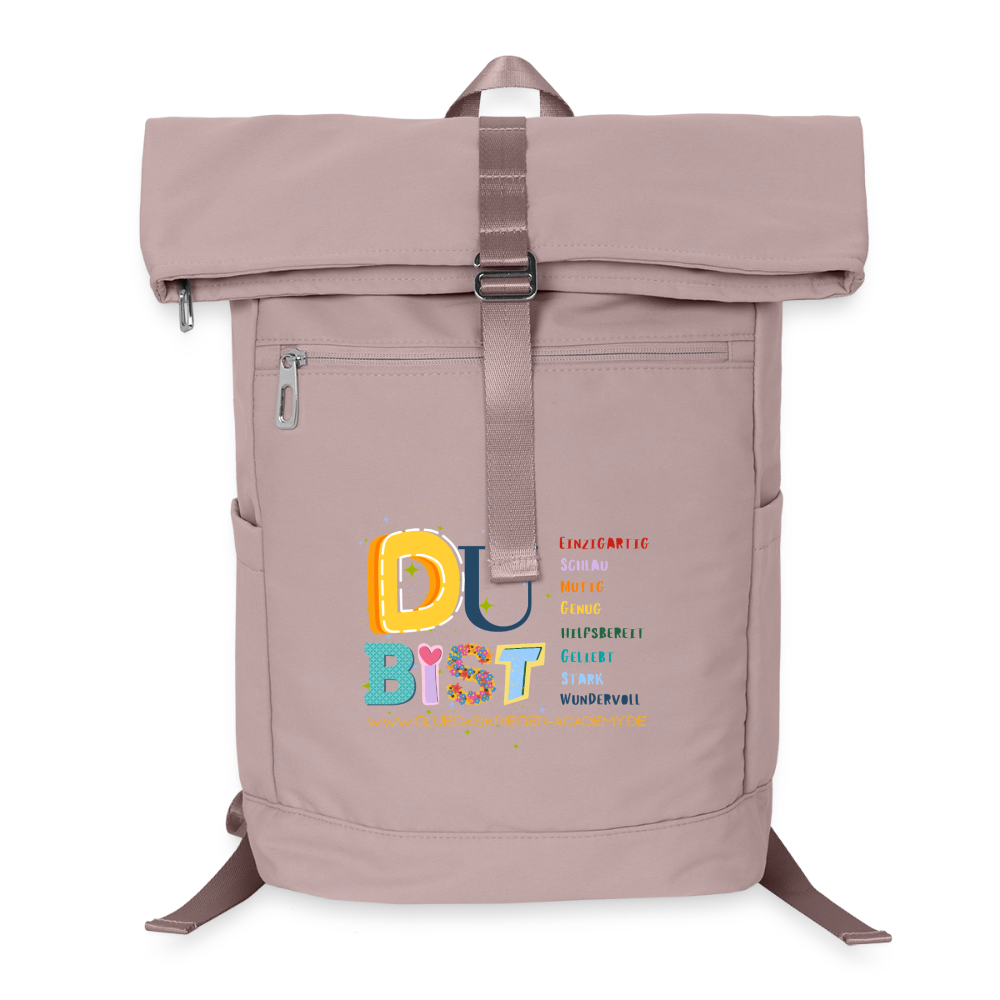 Glückskrieger Premium Rucksack - old pink 