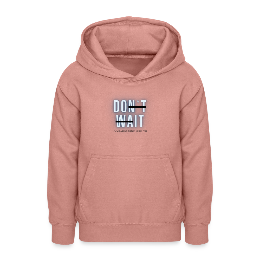 Glückskrieger Hoodie  für Teens– Do it - dusky rose