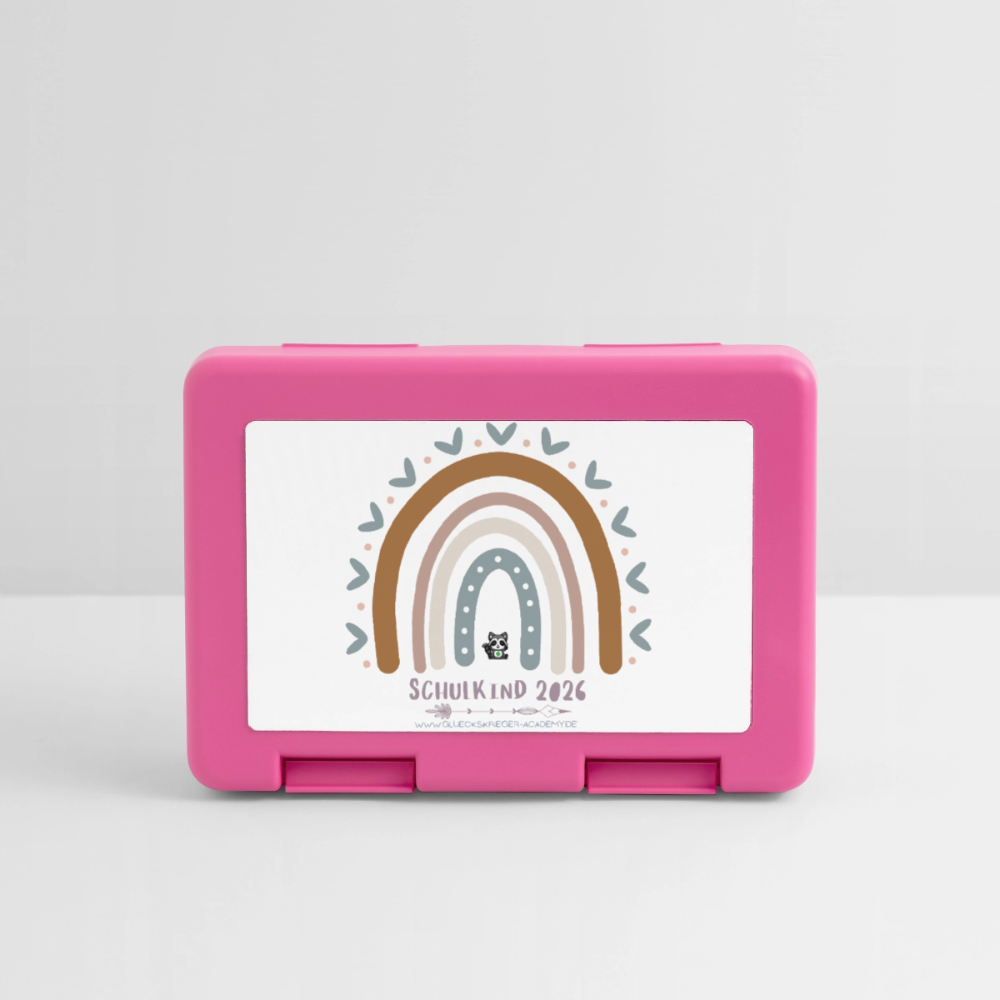 Kinder Lunchbox – Schulkind 2026 - pink
