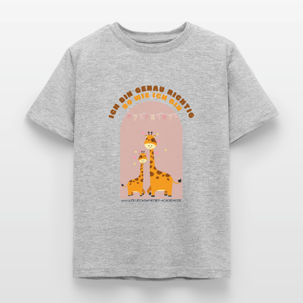 Kinder Shirt - Ich bin... - heather grey