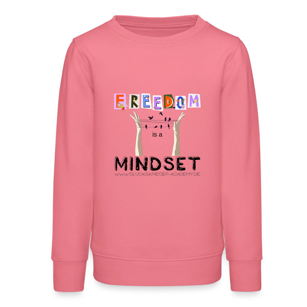 Glückskrieger Teens Pullover – Freedom - pink joy 