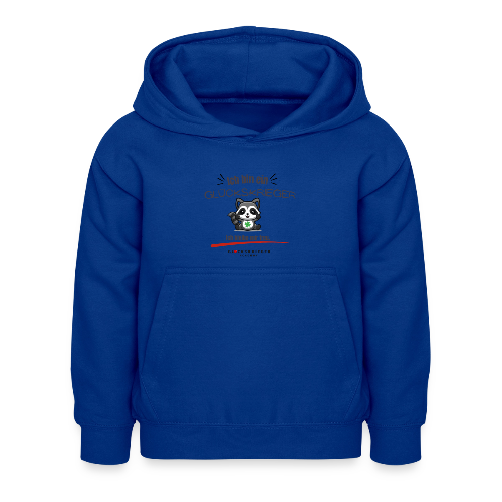 Glückskrieger Hoodie – Stark & Mutig - bright royal