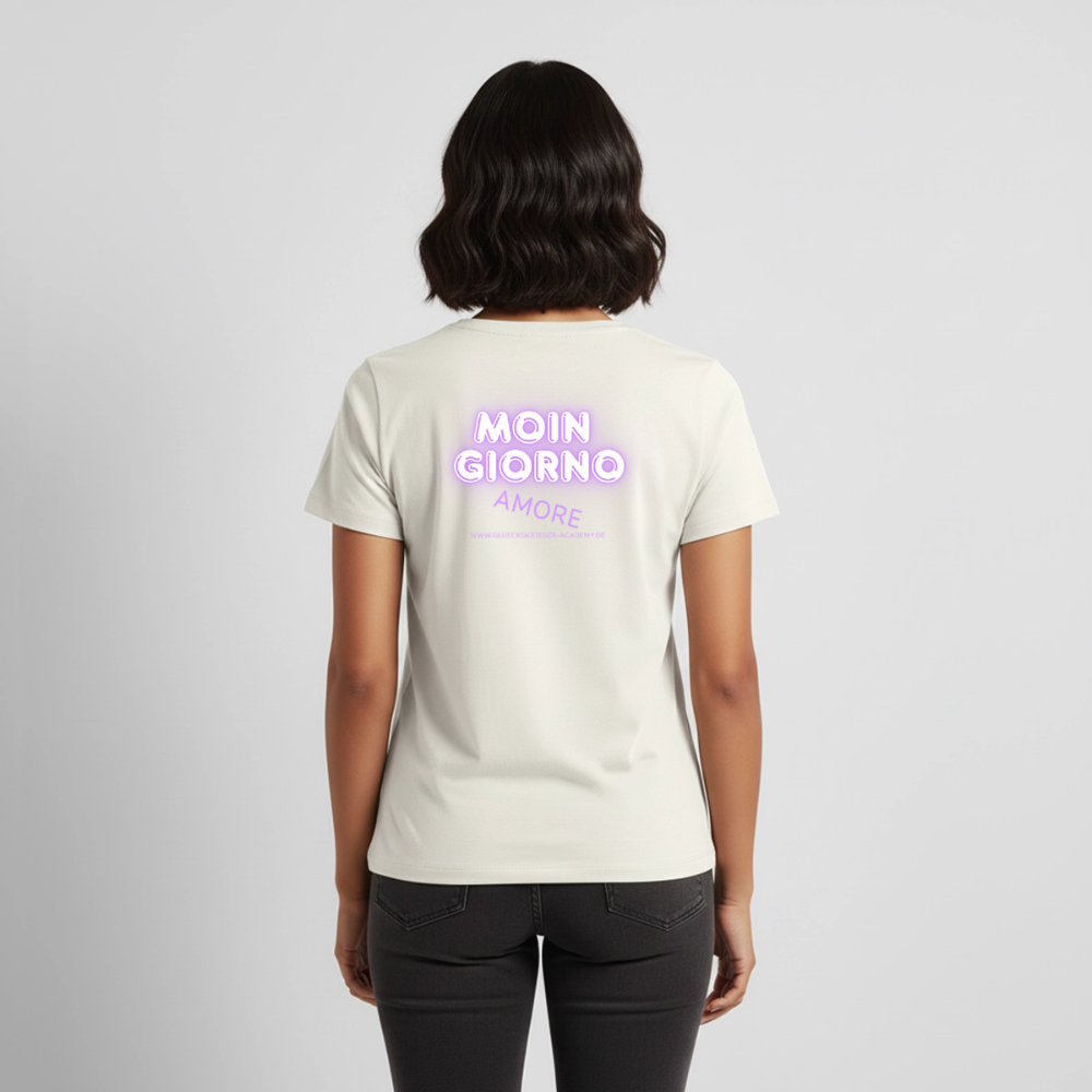 Damen Shirt 2-Moin - off white